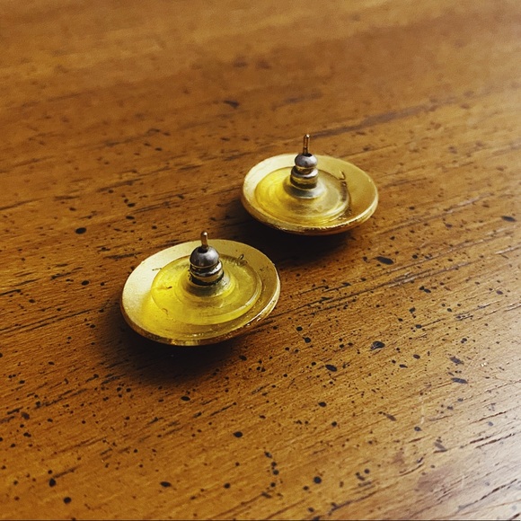 Vintage LAUREL BURCH Yin Yang Earrings - Picture 6 of 6